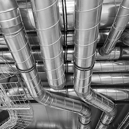 tubi metallici per il passaggio di gas, progettati per il trasporto sicuro di gas combustibili